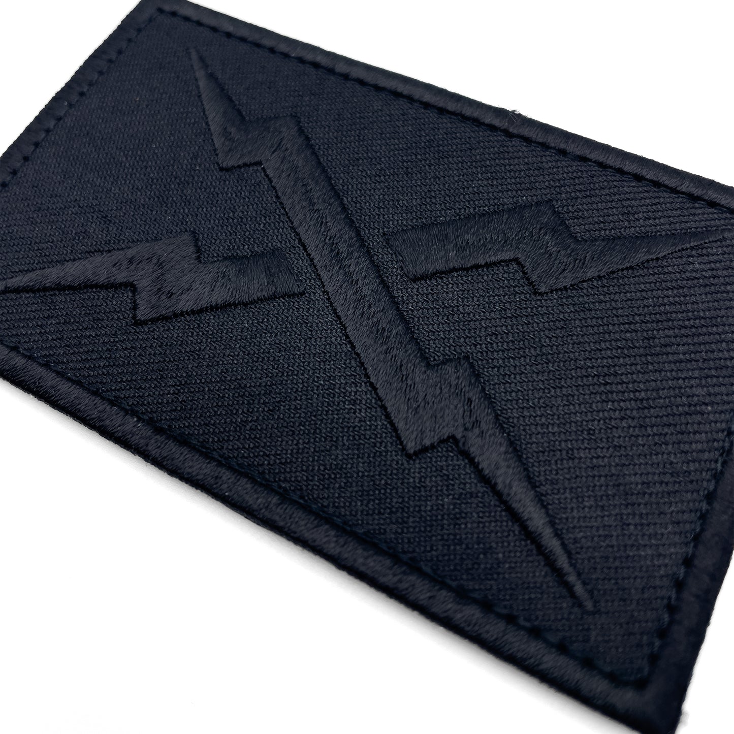 BLACK BOLTS EMBROIDERED PATCH