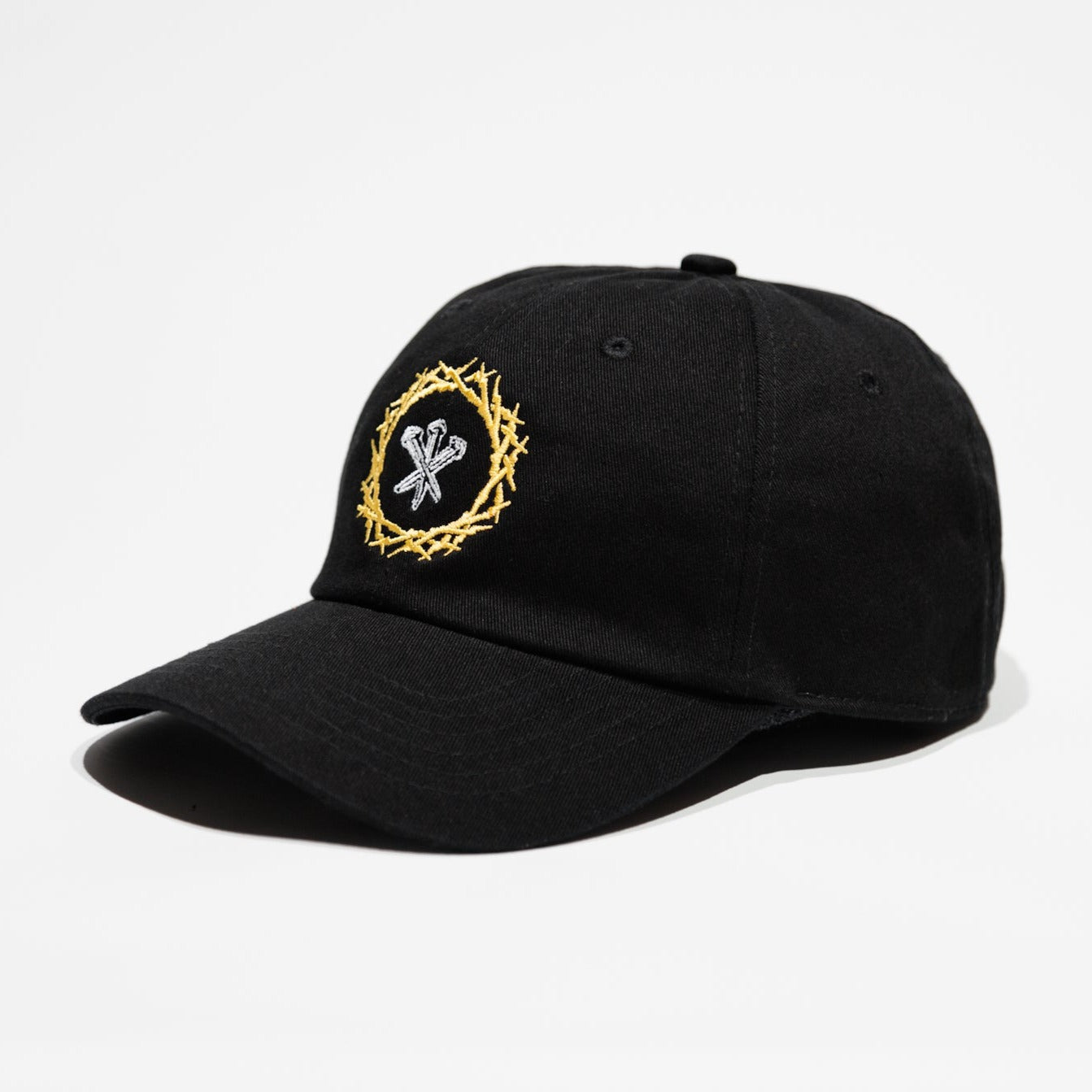 Raid bolts crown dad hat - side