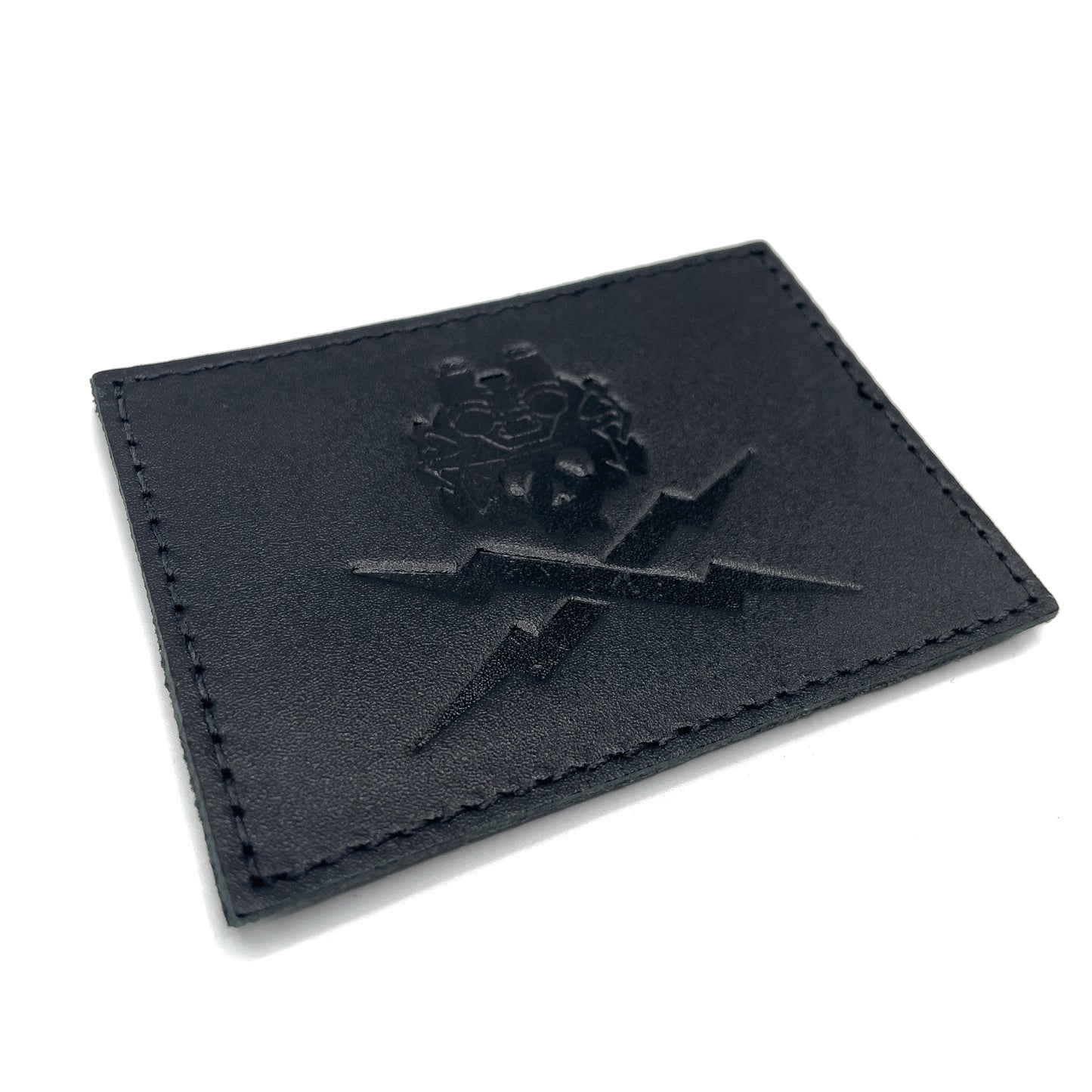 BLACK LEATHER JOLLY RAID PATCH