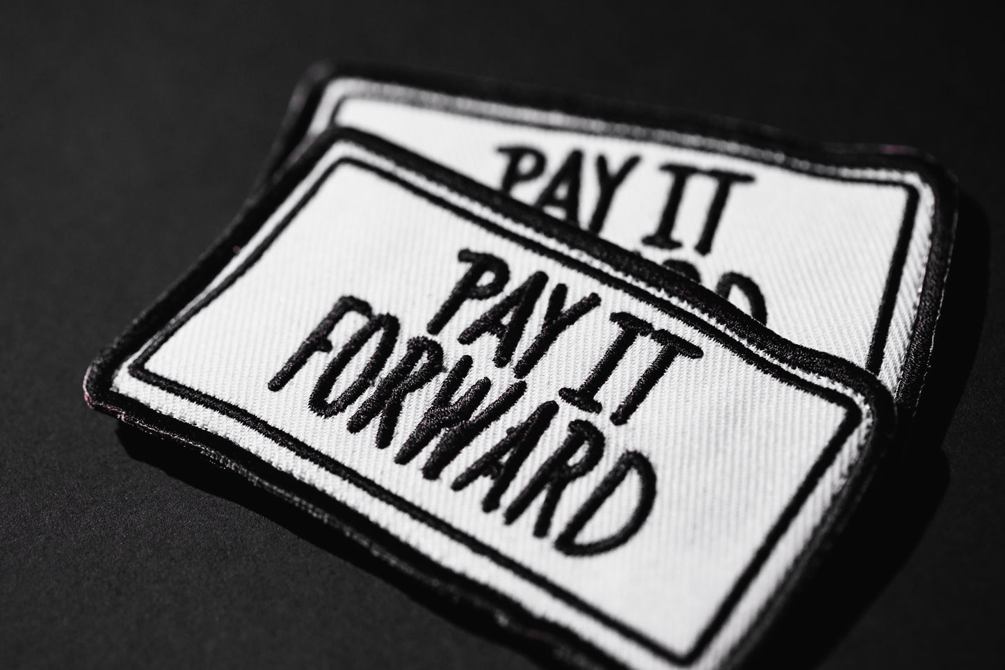 PAY IT FORWARD PATCH - WHITE