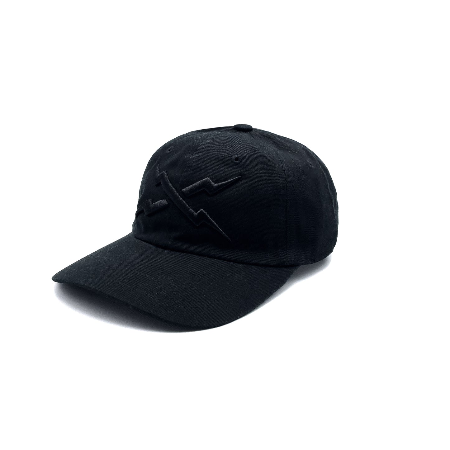 BLACK BOLT DAD HAT - BLACK