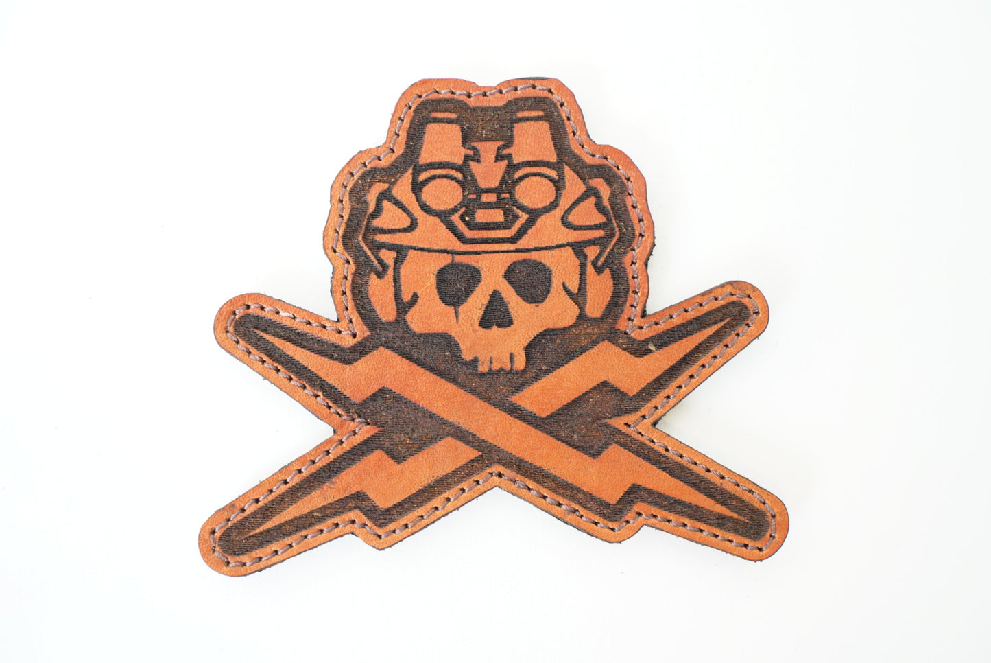 Leather engraved Jolly Raid patches