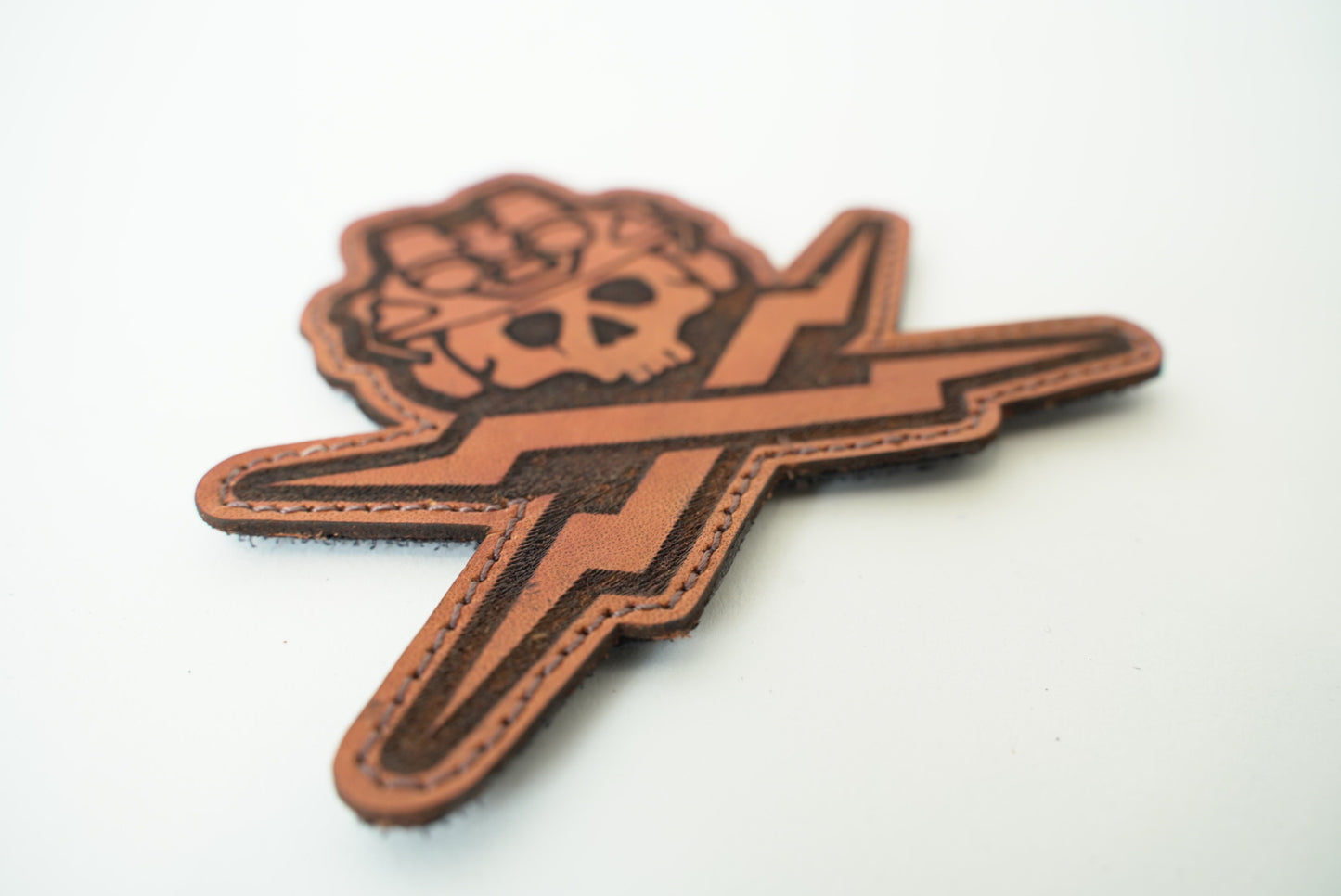 Leather engraved Jolly Raid patches