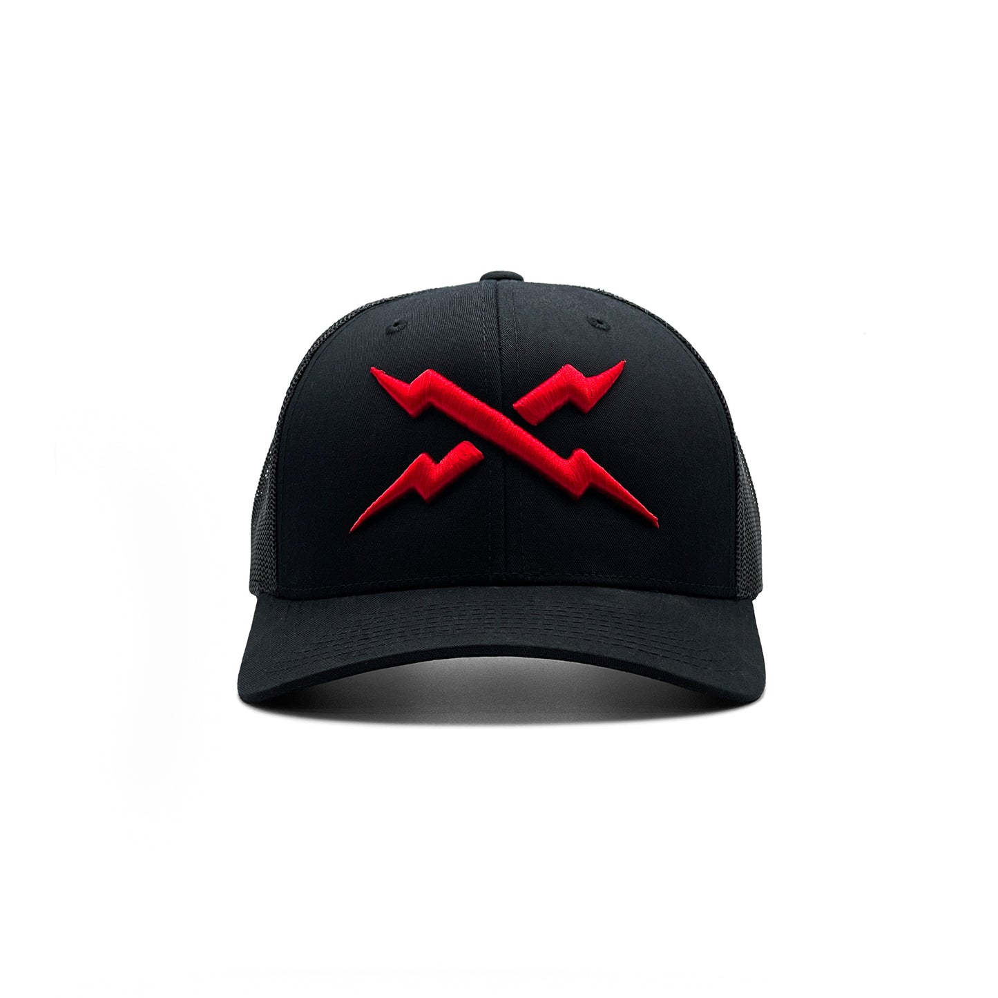 RED BOLT TRUCKER - BLACK