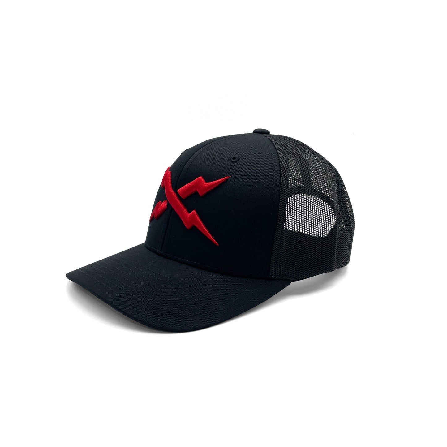 RED BOLT TRUCKER - BLACK