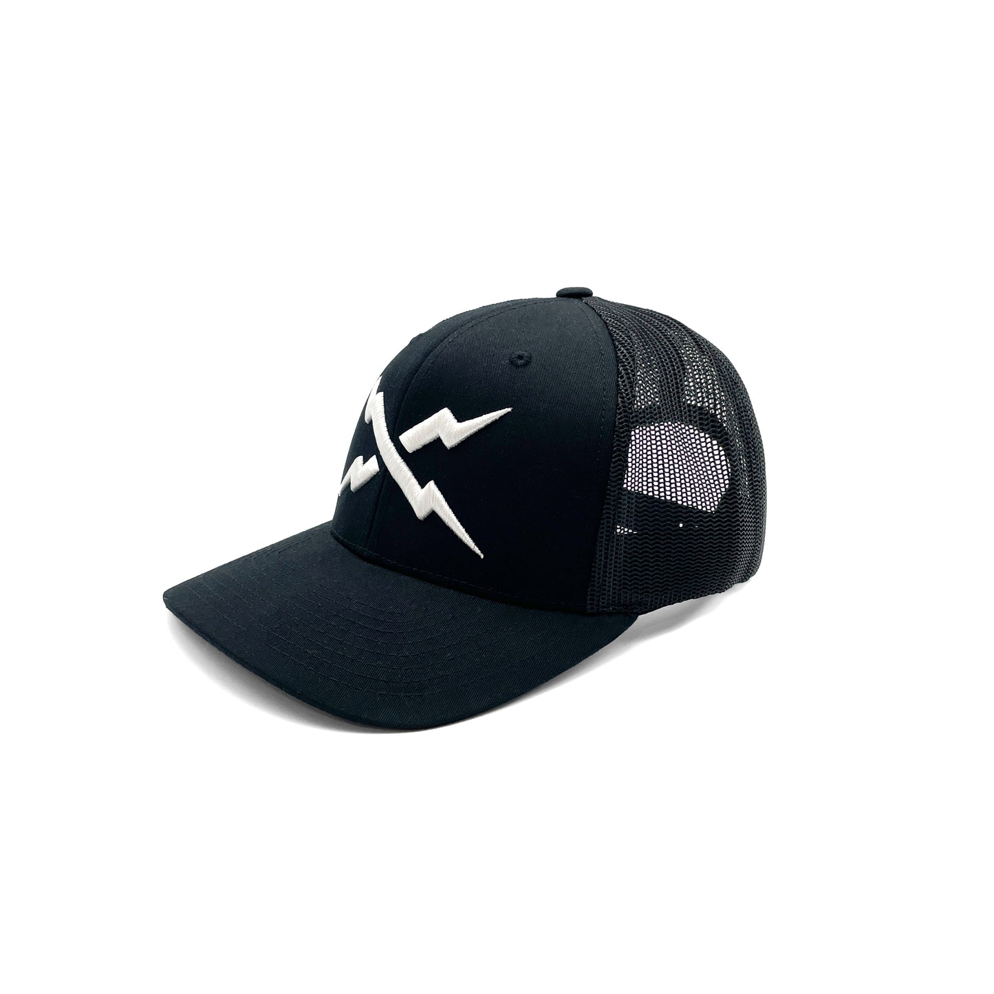 WHITE BOLT TRUCKER - BLACK