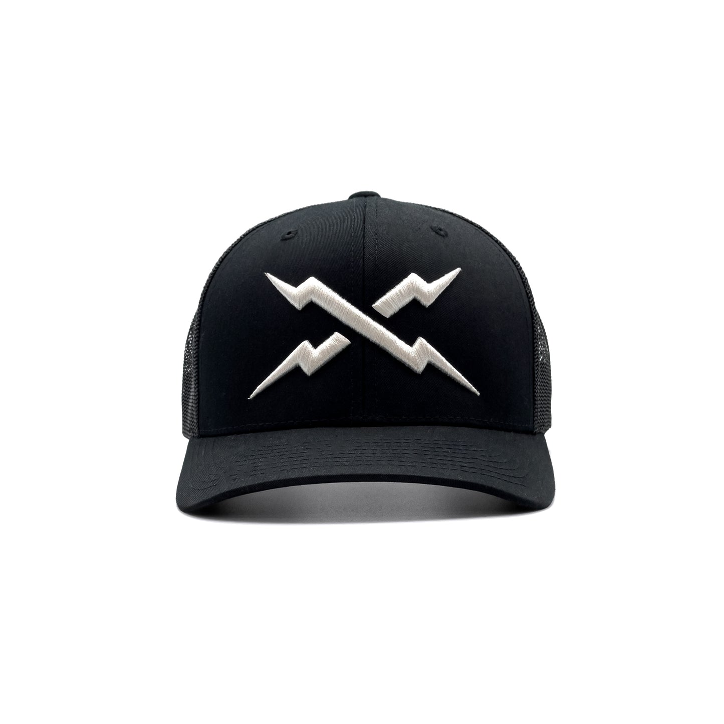 WHITE BOLT TRUCKER - BLACK
