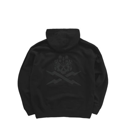 JOLLY RAID HOODIE - BLK / BLK PUFF PRINT