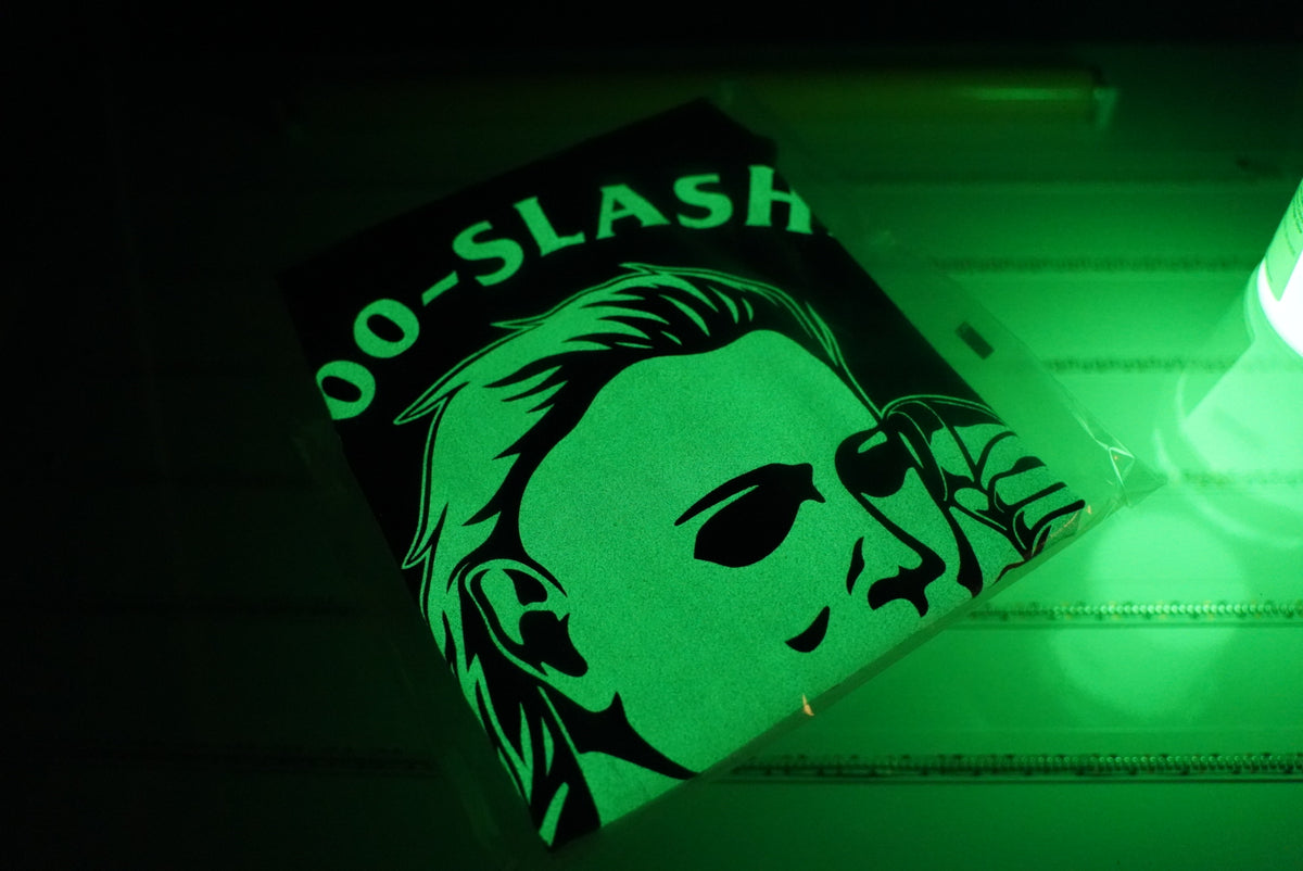 SLASHER TEE- BLACK GLOW