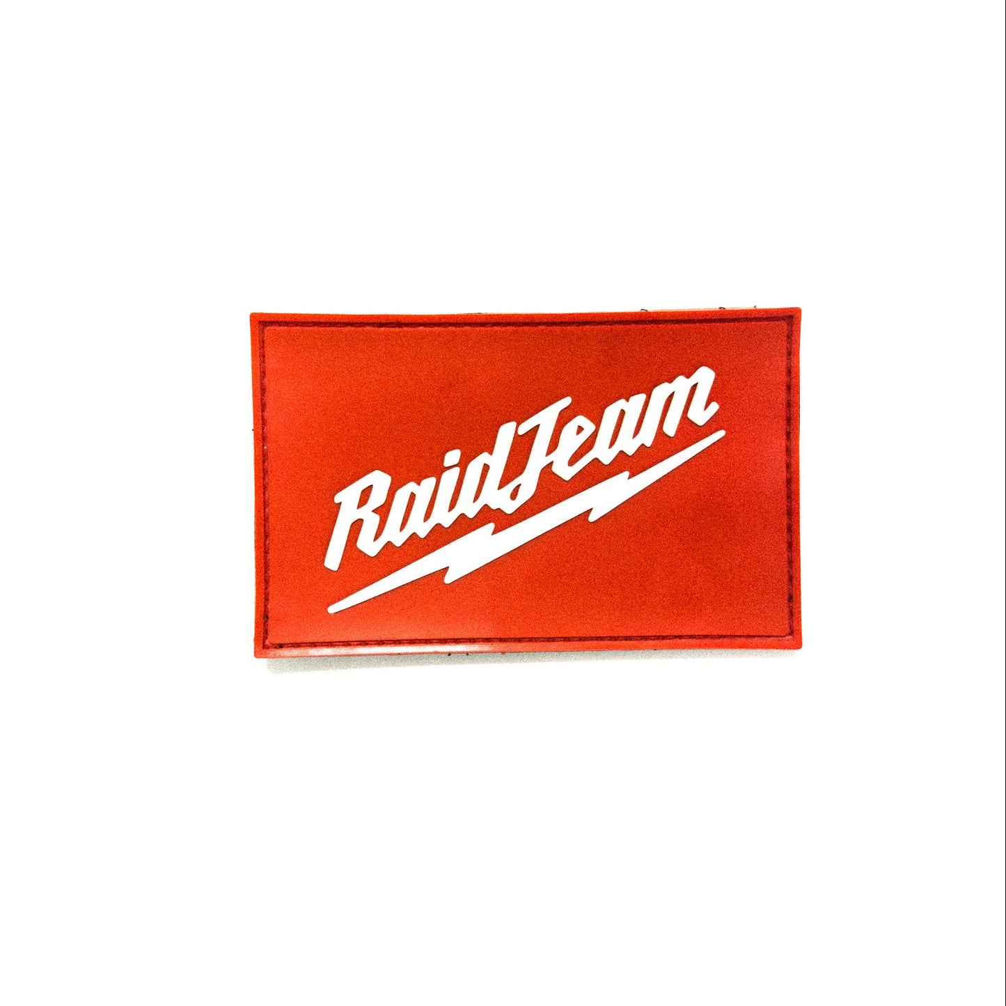 Red Milwaukee Raid pvc glow patch