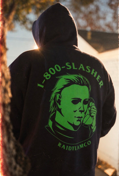 SLASHER HOODIE BLACK GLOW