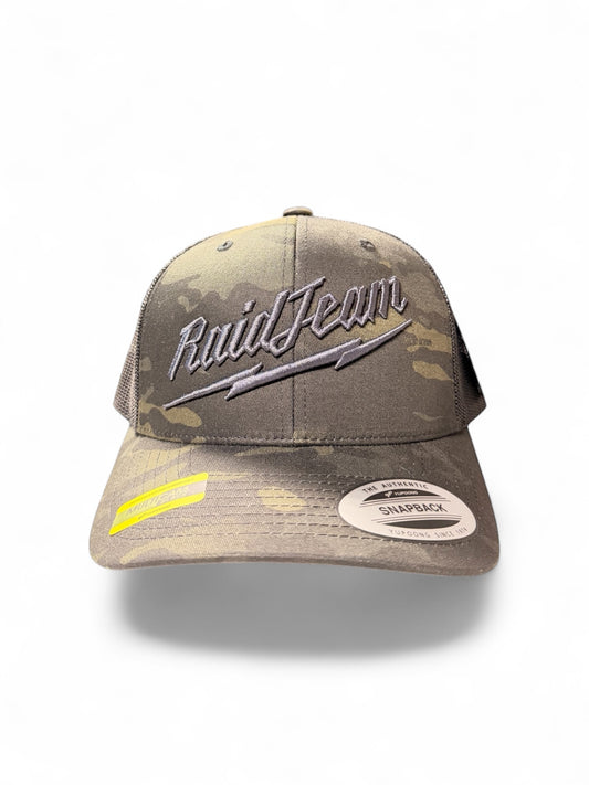 RAIDWAUKEE TRUCKER HAT - MCB Multi cam black