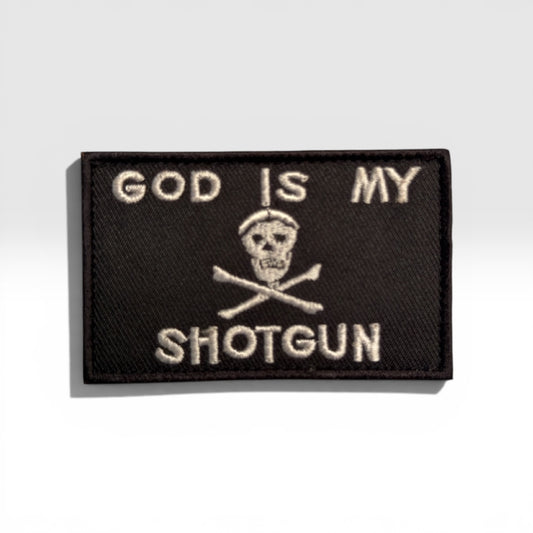 God is my shot gun patch