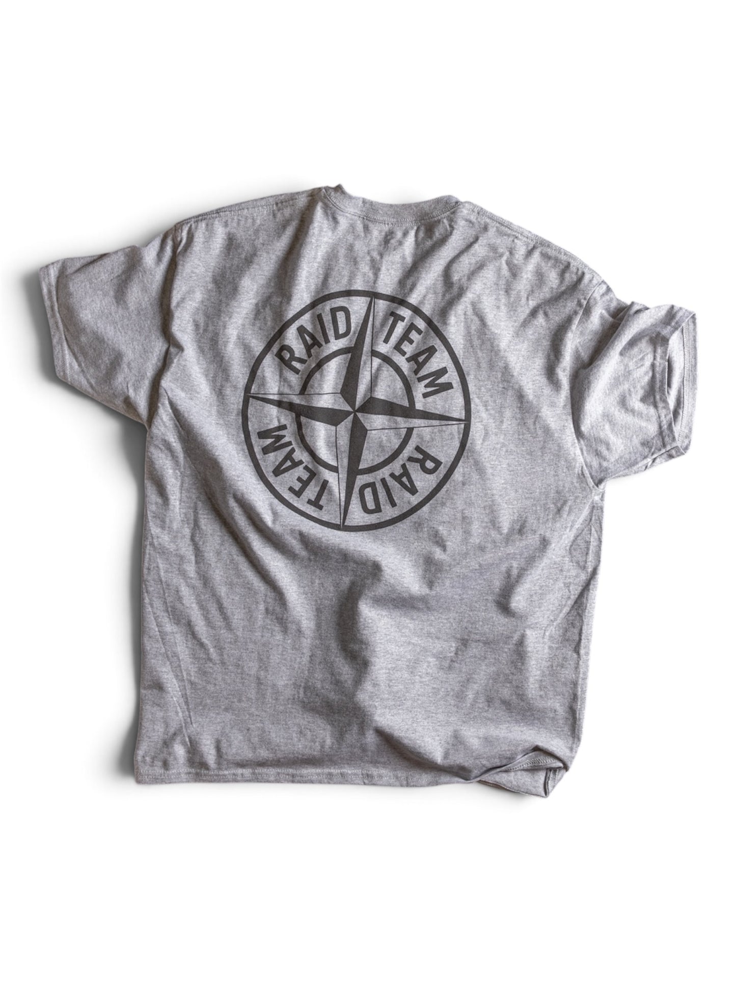 Stone Raid tee reflective GREY heather