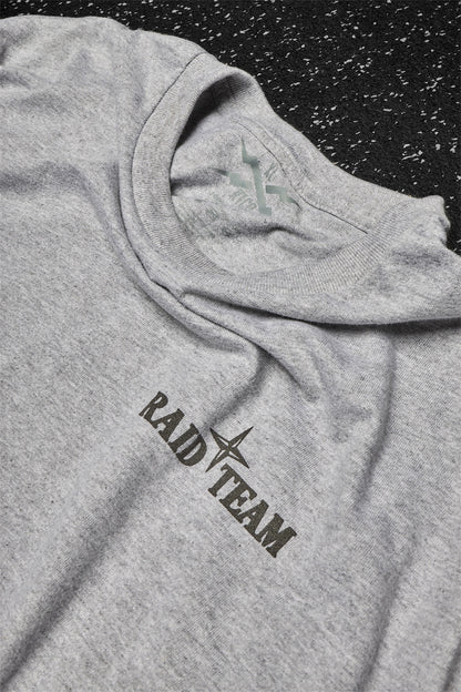 Stone Raid tee reflective GREY heather