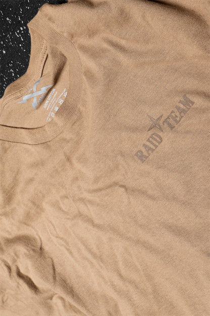 Stone Raid tee reflective TAN