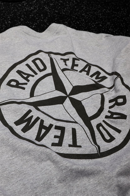 Stone Raid tee reflective GREY heather