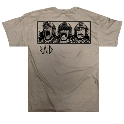 PRIMAL RAIDS-MILITARY BROWN TEE